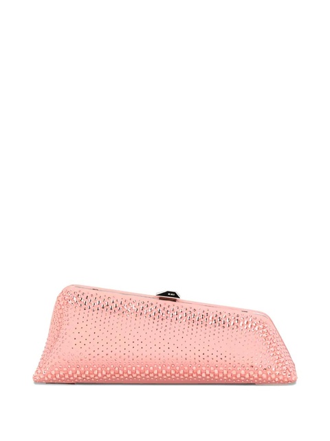 The Attico Long Night crystal-embellished clutch bag - Pink - zdjęcie produktu nr 1