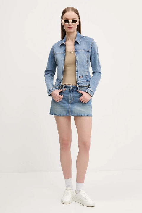 Dickies kurtka kolor niebieski przejściowa DK0A4ZANK211 - zdjęcie produktu nr 2