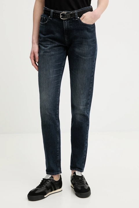 Tommy Jeans jeansy dziecięce damskie kolor granatowy DW0DW21516 - zdjęcie produktu nr 1