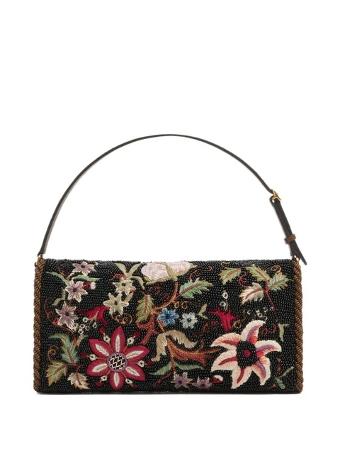 Valentino Garavani small Vain Soft embroidered shoulder bag - Black - zdjęcie produktu nr 2