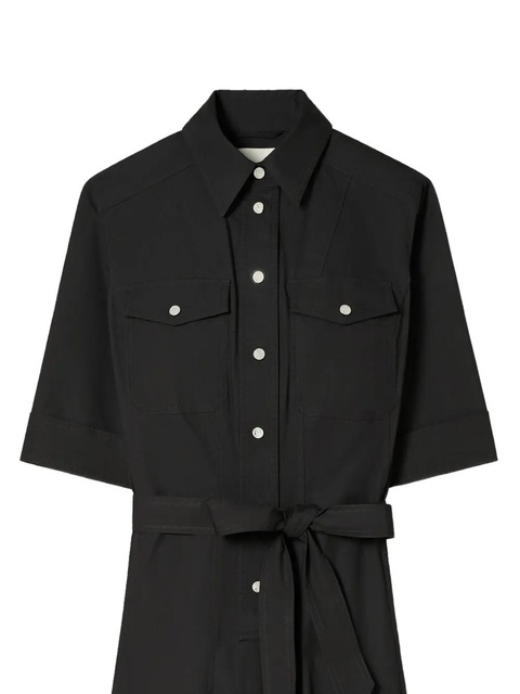 Tory Burch belted pocket dress - Green - zdjęcie produktu nr 2