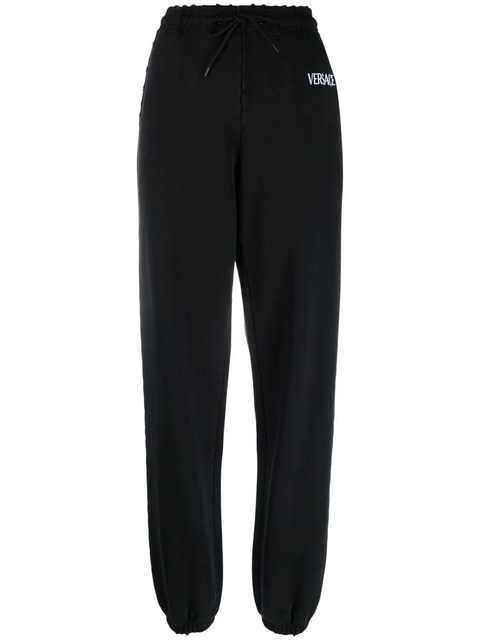 Versace logo-print track pants - Black - zdjęcie produktu nr 1