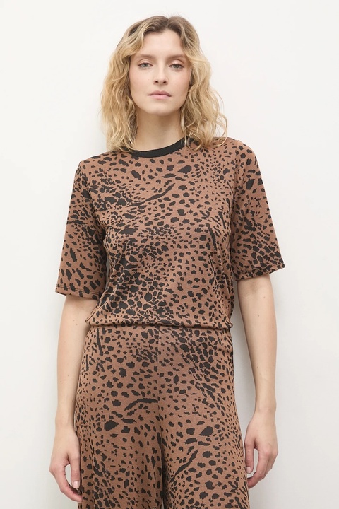 Answear.LAB komplet damski kolor brązowy - zdjęcie produktu nr 1