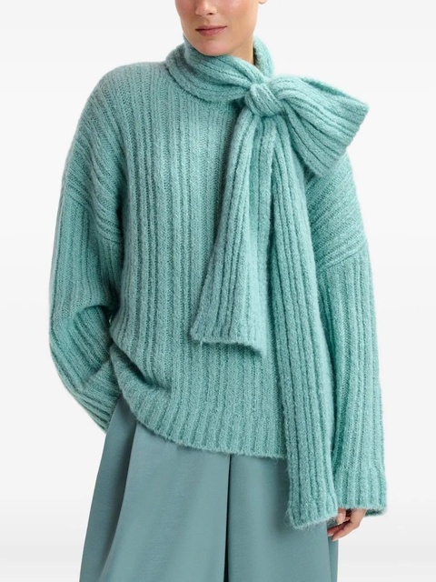 Essentiel Antwerp ribbed-knit sweater - Blue - zdjęcie produktu nr 2