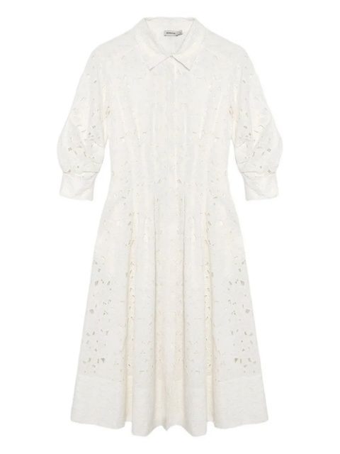 Simkhai eyelet-embroidered shirt dress - White - zdjęcie produktu nr 1