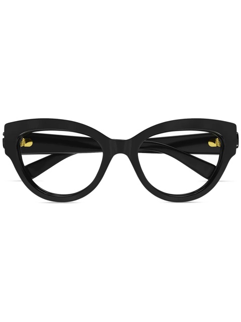 Gucci Eyewear cat-eye frame glasses - Black - zdjęcie produktu nr 1