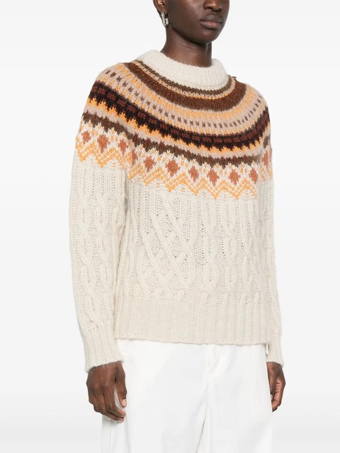 Moncler Grenoble cable-knit sweater - Neutrals - zdjęcie produktu nr 2