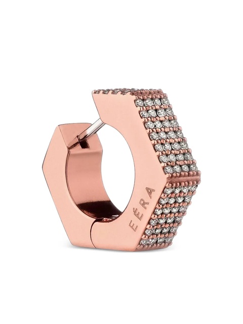 EÉRA 18K white gold Dado diamonds single earring - Pink - zdjęcie produktu nr 1