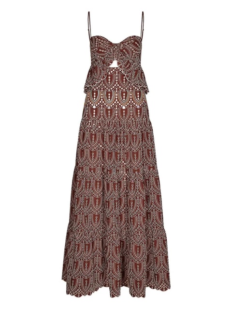 Johanna Ortiz Entre Flechas embroidered-details maxi dress - zdjęcie produktu nr 1