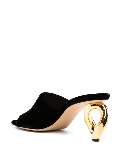 JW Anderson mule chain sandals - Black - zdjęcie produktu nr 2