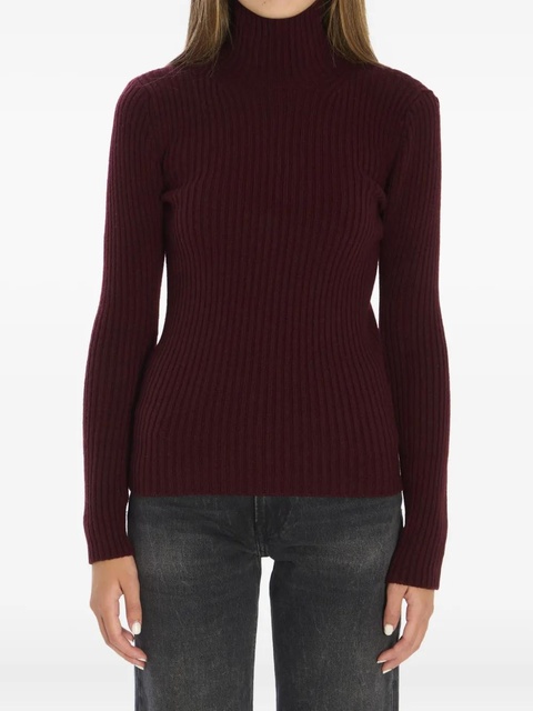 Max Mara ribbed high-neck sweater - Red - zdjęcie produktu nr 1