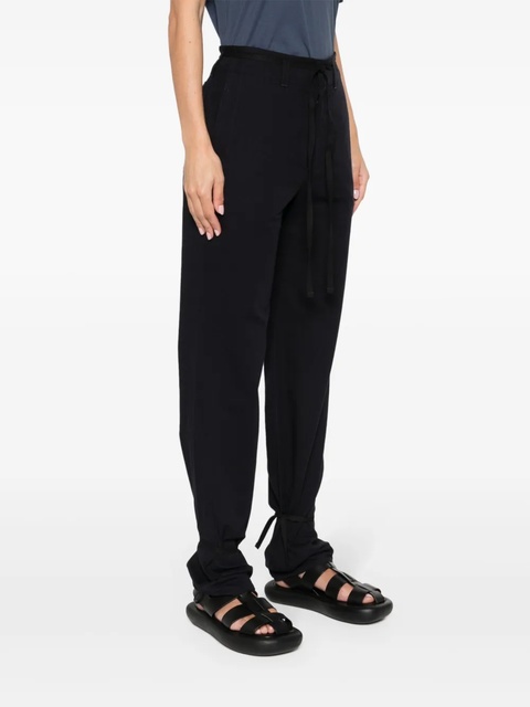 LEMAIRE cotton straight trousers - Blue - zdjęcie produktu nr 2