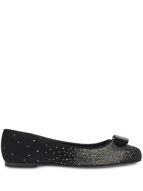 Ferragamo Vara bow ballerina shoes - Black - zdjęcie produktu nr 1