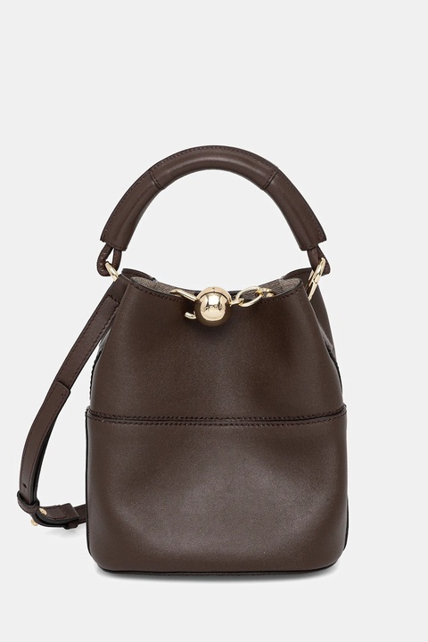 Furla torebka skórzana kolor brązowy WE00832.BX3169.4290S - zdjęcie produktu nr 1