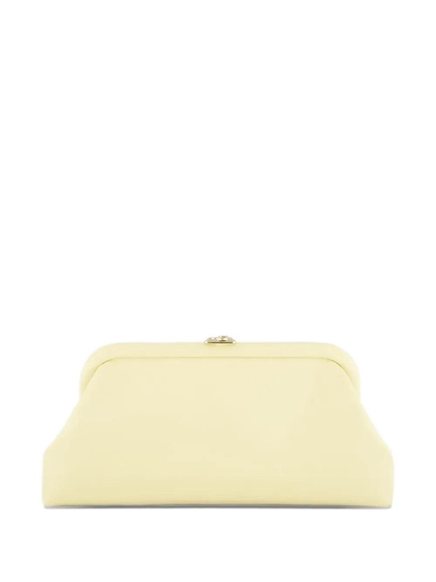 Jimmy Choo mini Skylar shoulder-chain leather clutch bag - Yellow - zdjęcie produktu nr 2