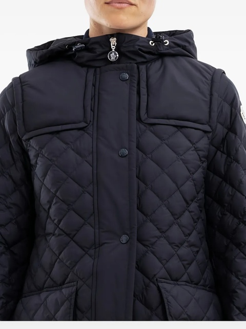 Moncler quilted hooded puffer jacket - Blue - zdjęcie produktu nr 2