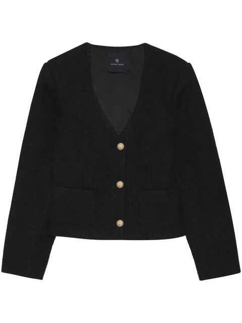 ANINE BING Anitta knitted cardigan - Black - zdjęcie produktu nr 1