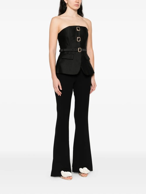 Self-Portrait buckle-embellishment jumpsuit - Black - zdjęcie produktu nr 2
