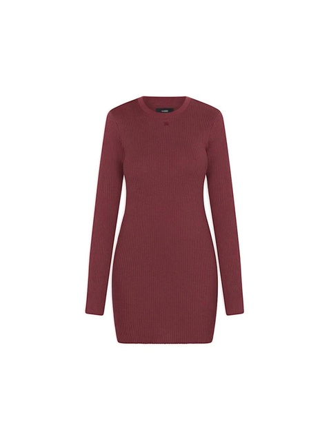 AMIRI long-sleeve mini dress - Red - zdjęcie produktu nr 2