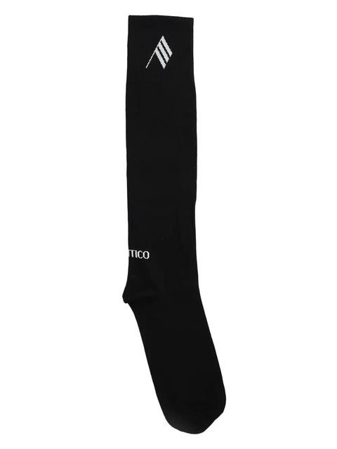 The Attico logo-embroidered socks - Black - zdjęcie produktu nr 2