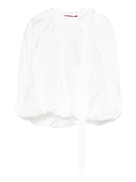 Max Mara tie-detail blouse - White - zdjęcie produktu nr 1