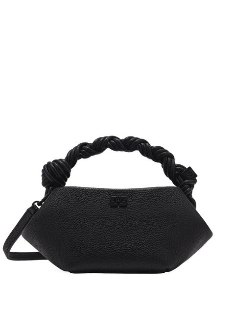 GANNI mini Bou twisted-handle tote bag - 099 BLACK - zdjęcie produktu nr 1
