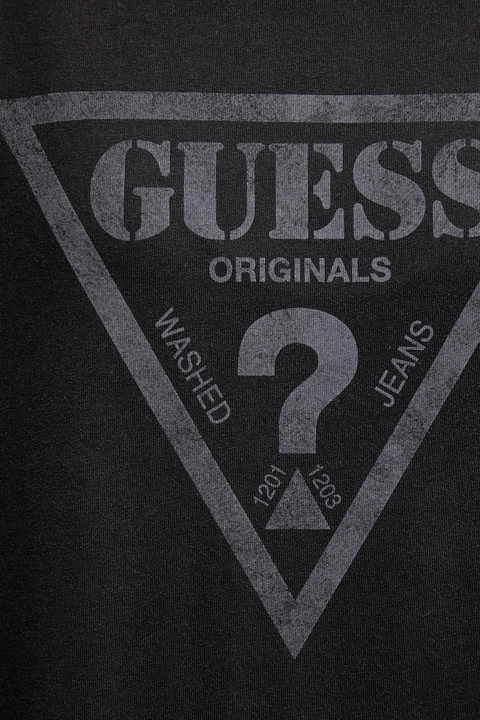 Guess Originals t-shirt bawełniany damski kolor czarny M5GI10 K8FQ4 - zdjęcie produktu nr 2