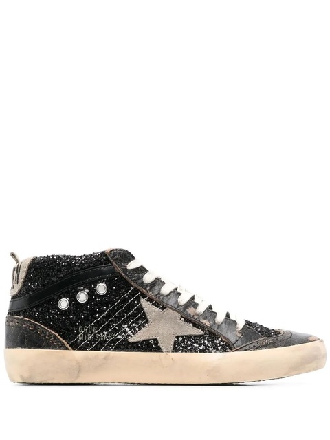 Golden Goose GG Mid Star lace-up sneakers - Black - zdjęcie produktu nr 1