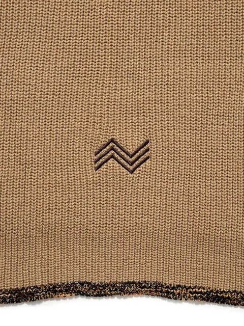 Missoni logo-embroidered scarf - Brown - zdjęcie produktu nr 2