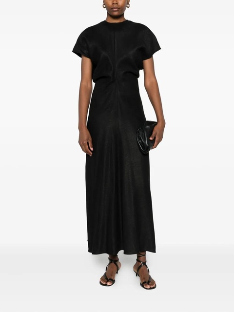 TOTEME slouch-waist maxi dress - Black - zdjęcie produktu nr 2