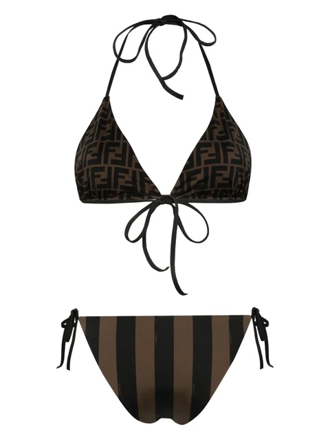 FENDI reversible triangle-cup bikini - Black - zdjęcie produktu nr 2