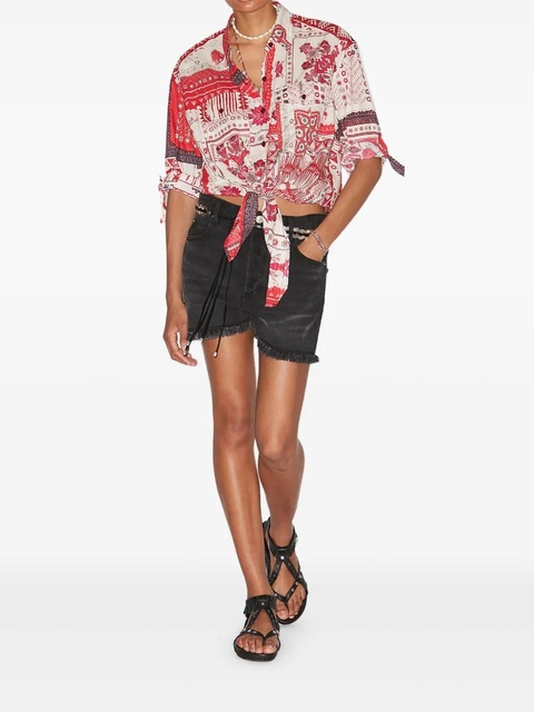 MARANT ÉTOILE Nathy shirt - Red - zdjęcie produktu nr 2