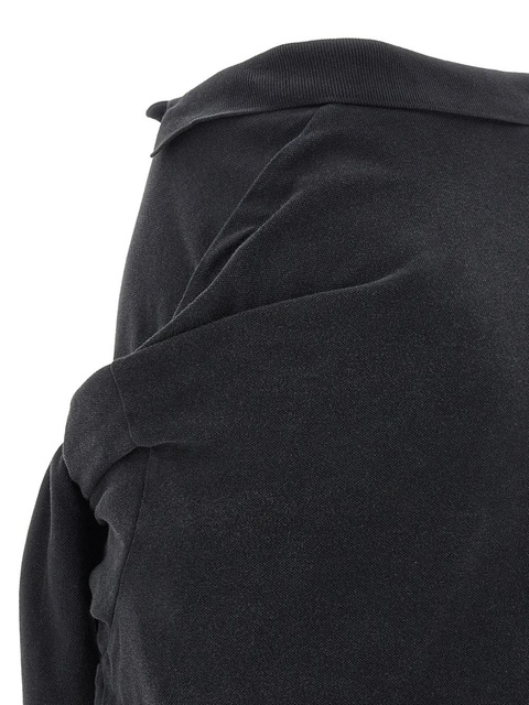 Balenciaga knotted mini polo skirt - Black - zdjęcie produktu nr 2