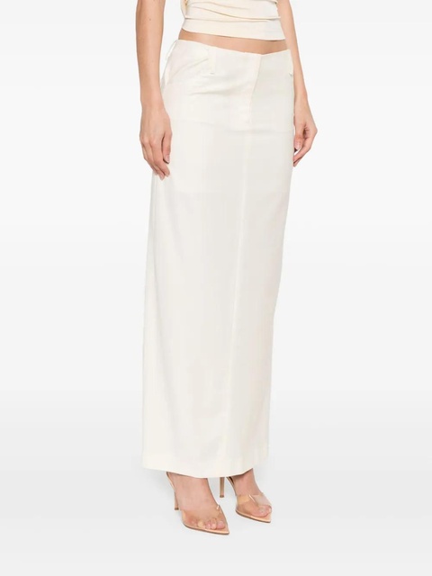 Aya Muse twill maxi skirt - White - zdjęcie produktu nr 2