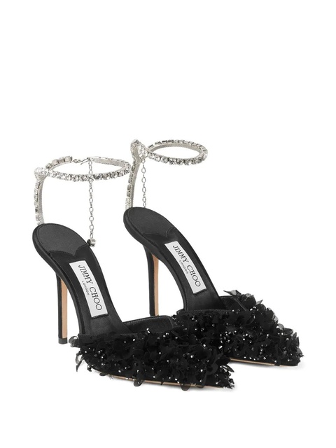 Jimmy Choo 100mm Saeda pumps - Black - zdjęcie produktu nr 2