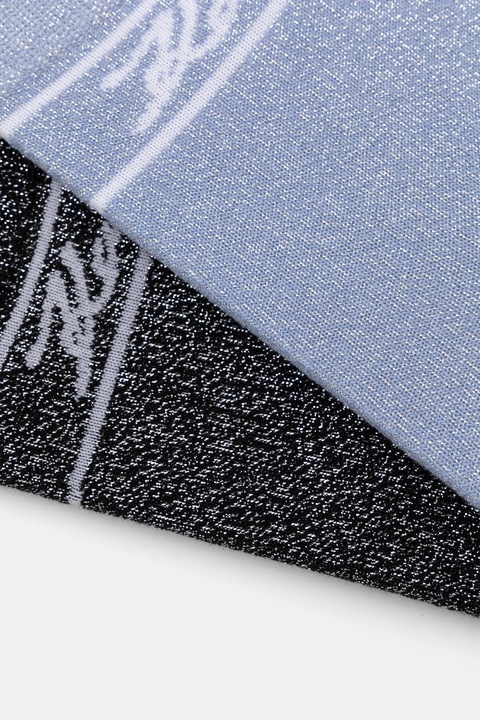 Karl Lagerfeld skarpetki 2-pack damskie kolor srebrny A1W47079 - zdjęcie produktu nr 2