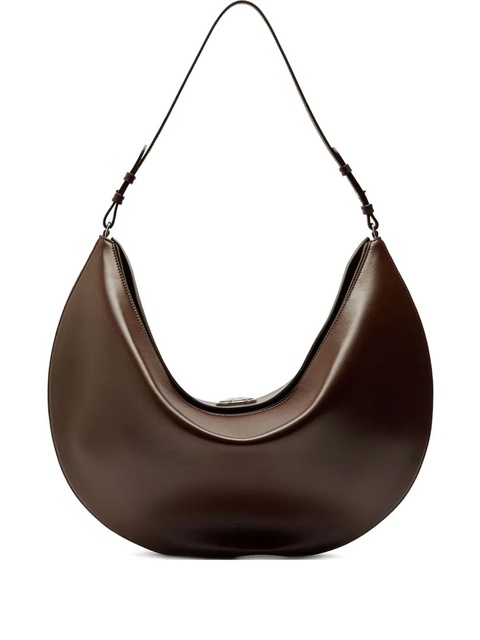 Jacquemus The Ovalo leather large shoulder bag - Brown - zdjęcie produktu nr 1