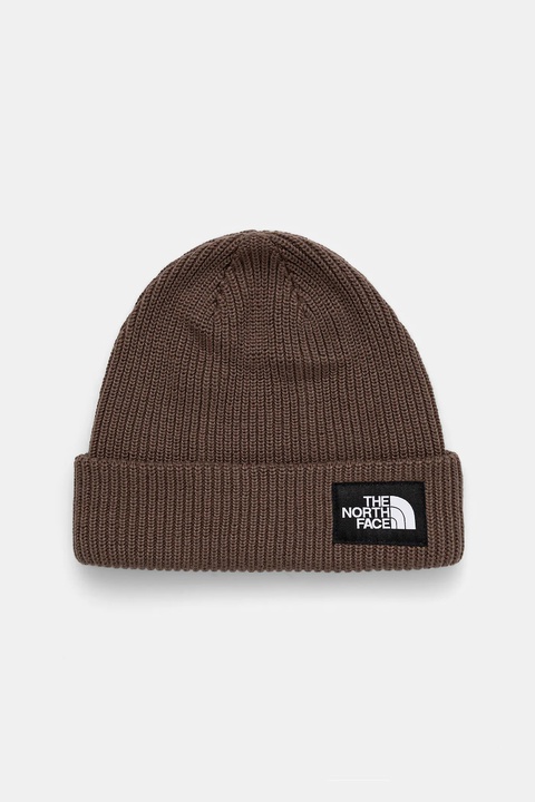 The North Face czapka Salty Lined kolor brązowy NF0A8CGZ1OI1 - zdjęcie produktu nr 1