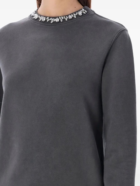 Golden Goose embellished crewneck sweater - Grey - zdjęcie produktu nr 2