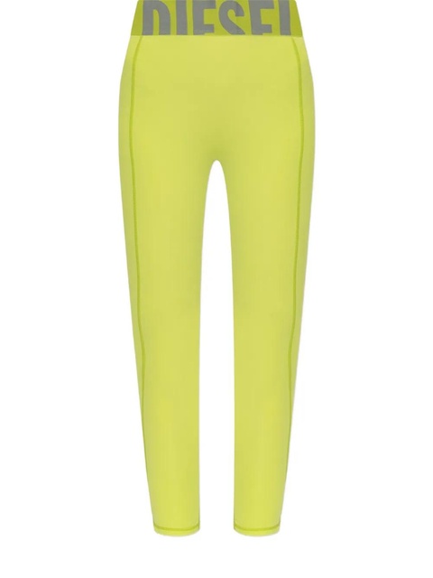 Diesel Adeline logo-waistband leggings - Yellow - zdjęcie produktu nr 1