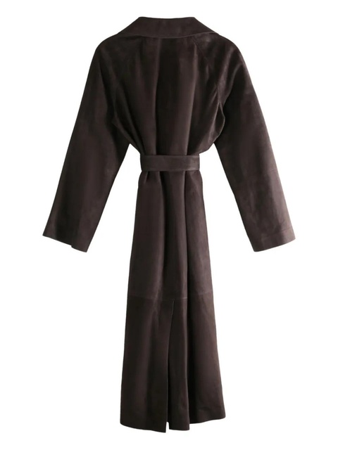 The Row suede coat - Brown - zdjęcie produktu nr 2
