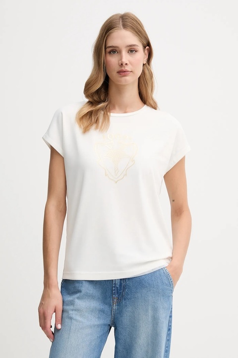 Joop! t-shirt damski kolor beżowy 30047786 - zdjęcie produktu nr 1
