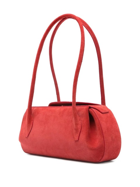 Yuzefi Oyster suede shoulder bag - Red - zdjęcie produktu nr 2