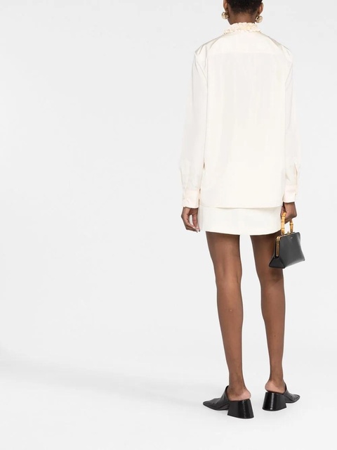 Jil Sander ruffle-trim blouse - Neutrals - zdjęcie produktu nr 2