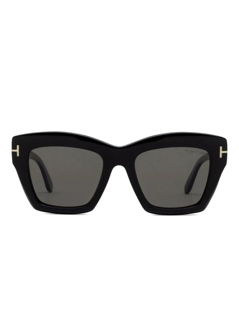 TOM FORD Eyewear geometric acetate sunglasses - Black - zdjęcie produktu nr 1