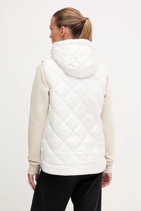 Dkny bezrękawnik kolor beżowy przejściowy DP5V3144 - zdjęcie produktu nr 2