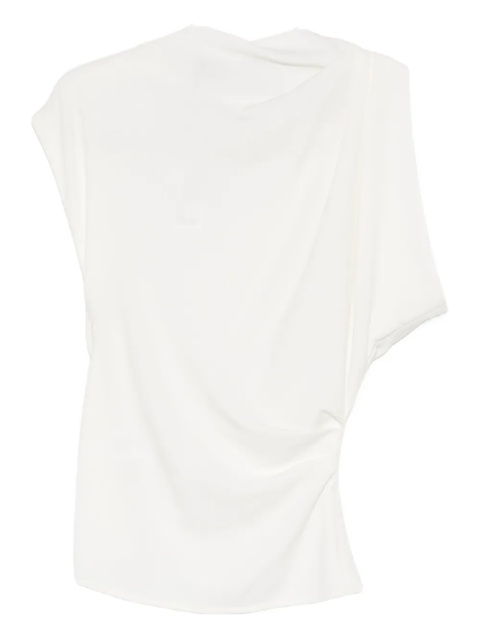 Proenza Schouler draped ring-detail blouse - White - zdjęcie produktu nr 1