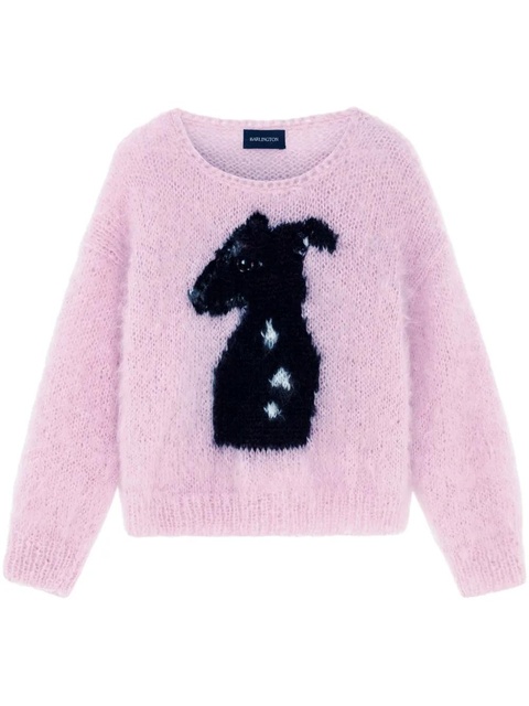 16Arlington Ville intarsia-knit jumper - Pink - zdjęcie produktu nr 1