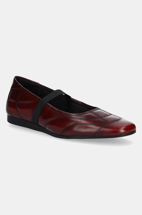 Vagabond Shoemakers baleriny skórzane Hillary kolor bordowy 5925-518-47 - zdjęcie produktu nr 1