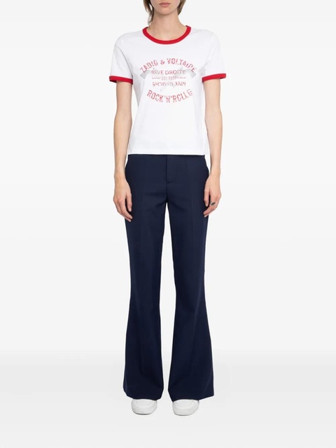 Zadig&Voltaire rhinestone-embellished T-shirt - White - zdjęcie produktu nr 1